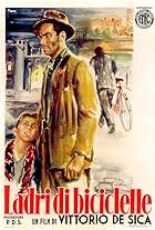Lamberto Maggiorani and Enzo Staiola in Bicycle Thieves (1948)